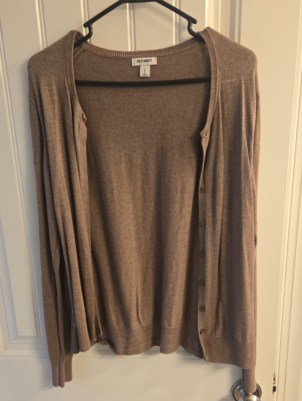Old Navy Women's Taupe-Brown Button Cardigan
